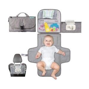 NEW Kopi Baby Portable Diaper Changing Pad Travel Bag Wipes Pocket, Waterproof